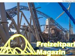 Aufbau des Themenbereichs „Sonnenbucht“ in FANTASIA (Januar 2025)